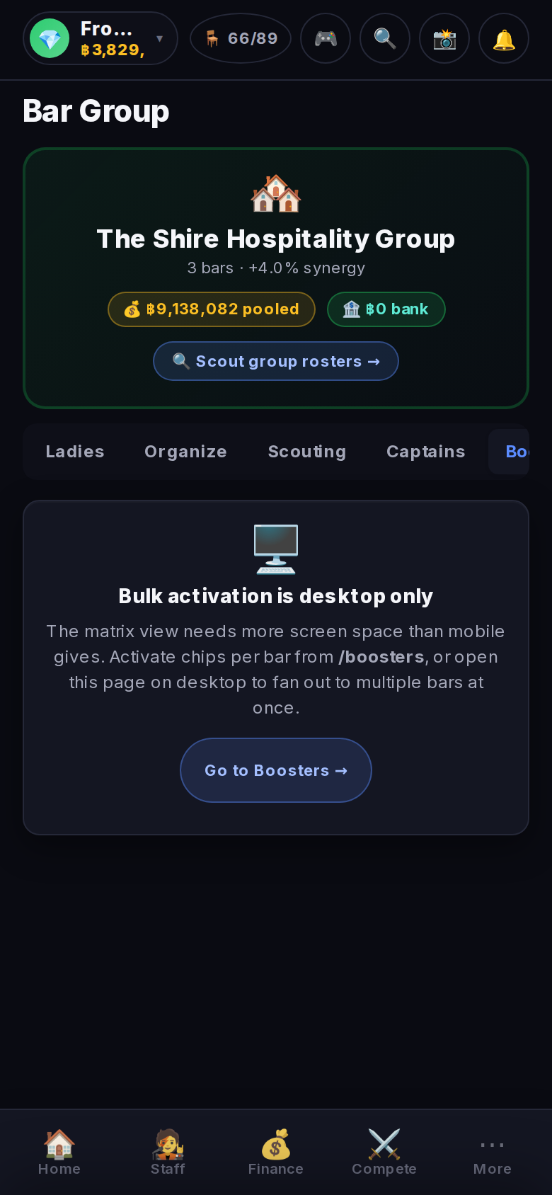 Group: Boosters