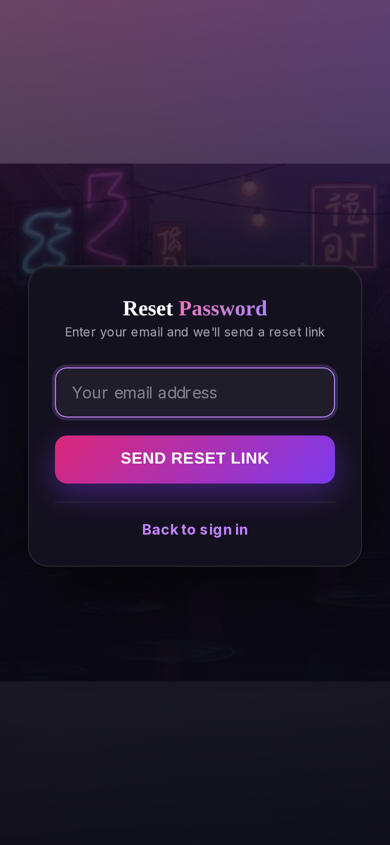 Forgot password