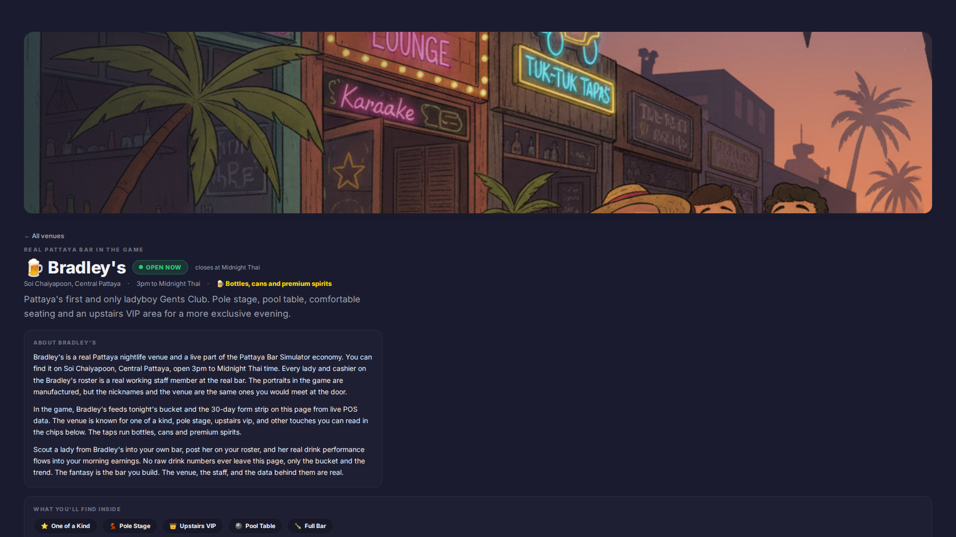 A venue profile