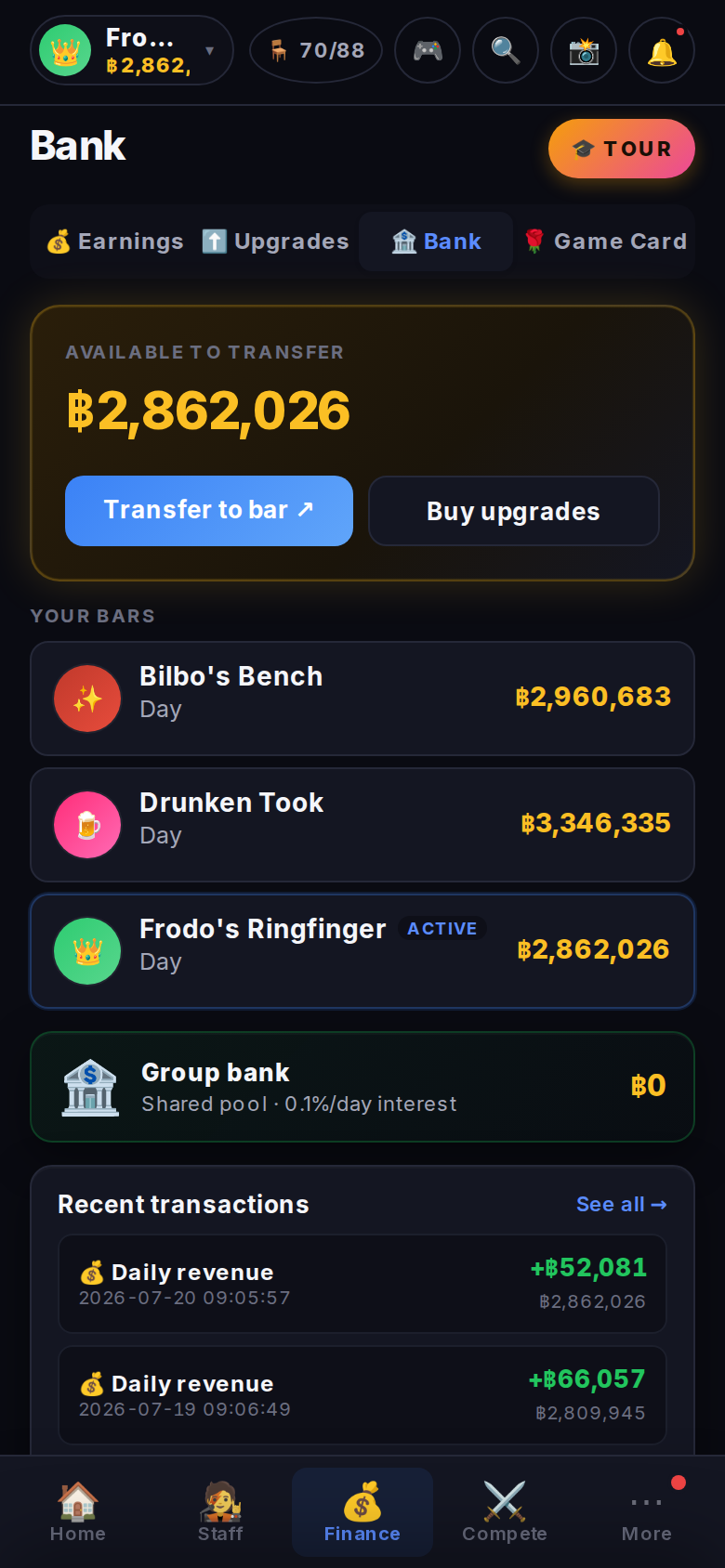 The bank