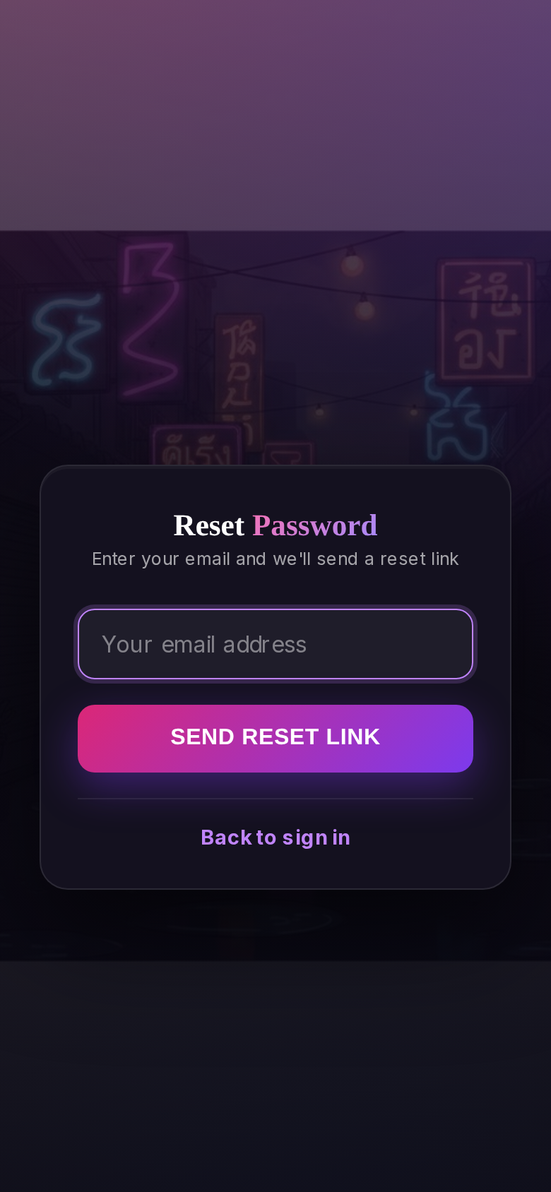 Forgot password