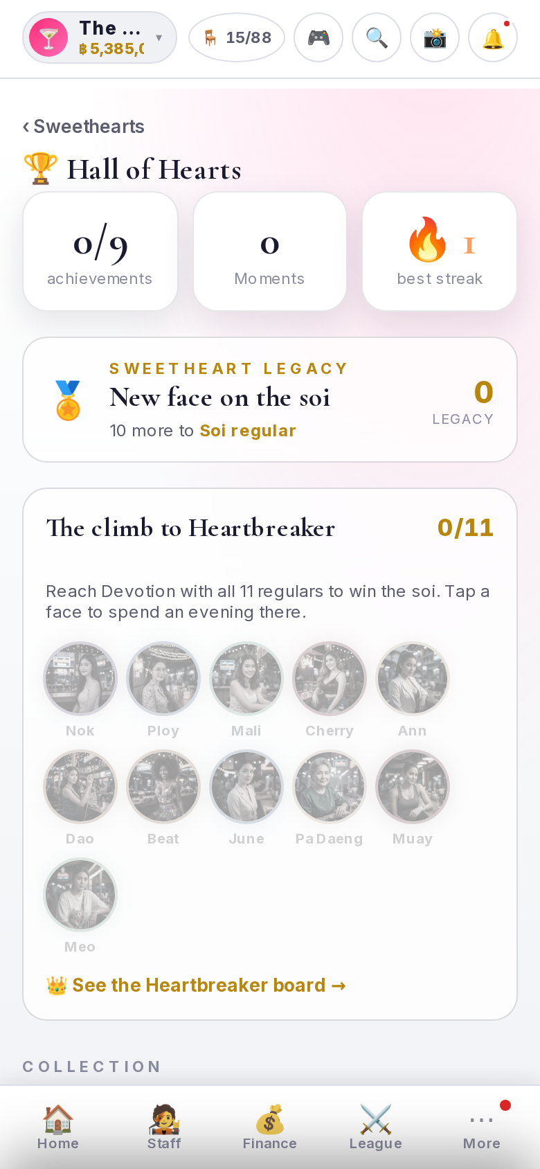 Sweethearts: Hall of Hearts