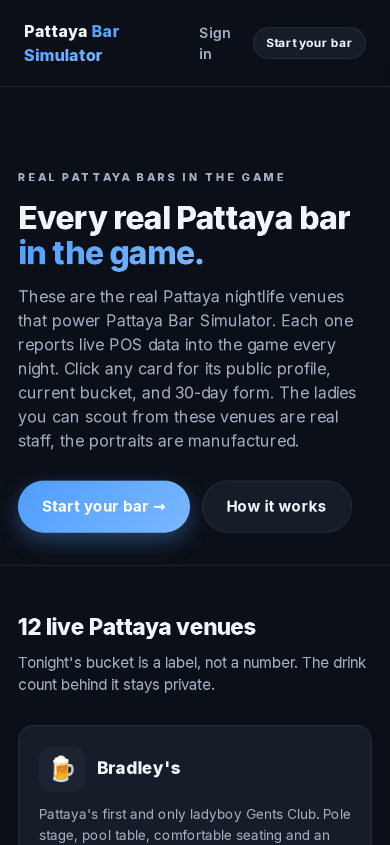 Real venues
